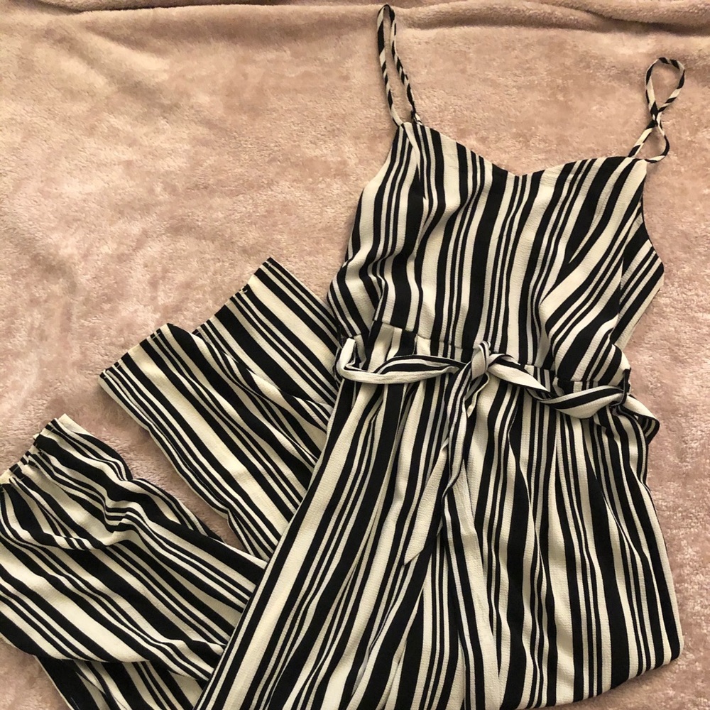 Striped jumpsuit